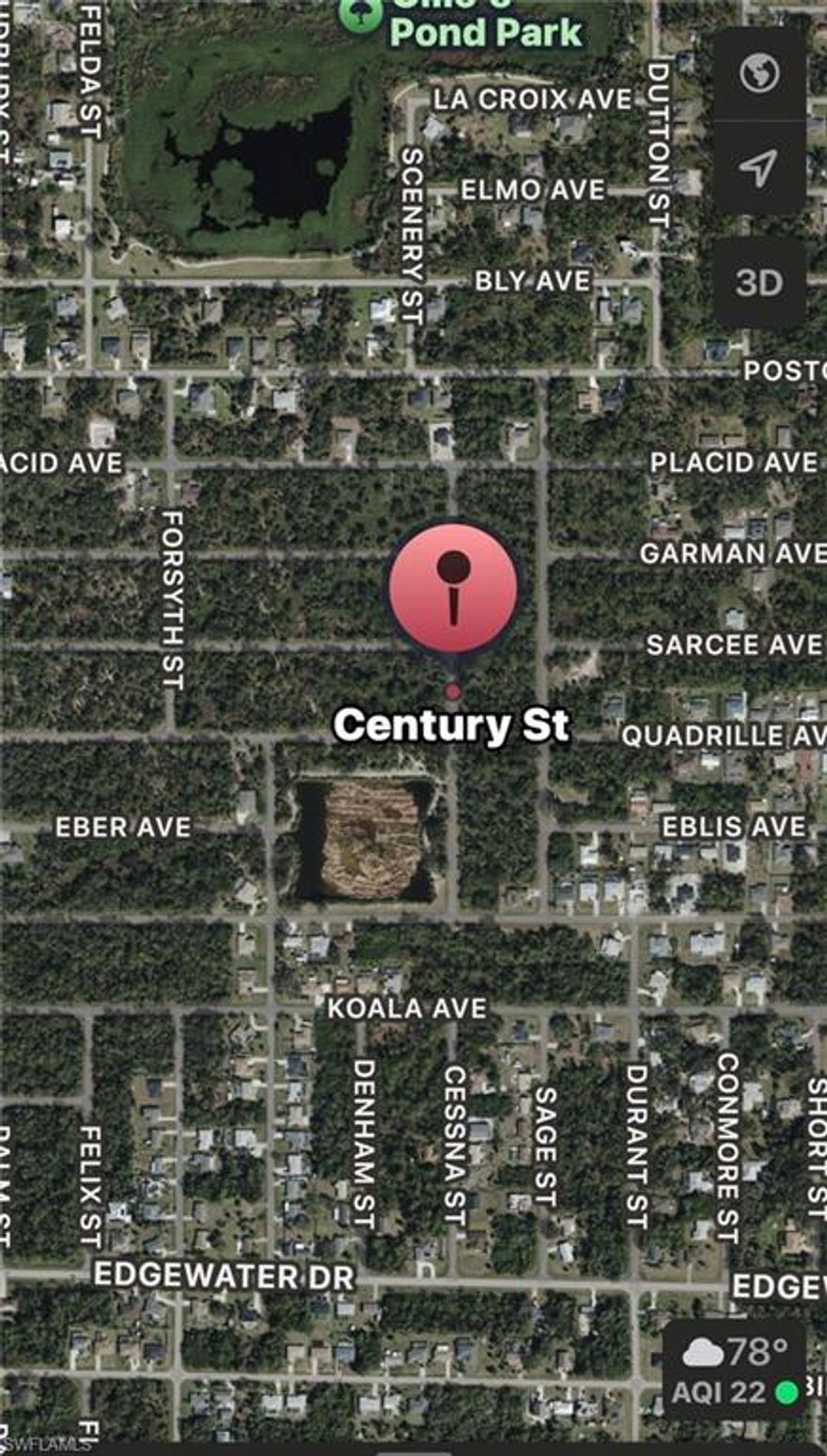 This vacant lot offers a prime opportunity to build your dream home in a growing area of Port Charlotte.