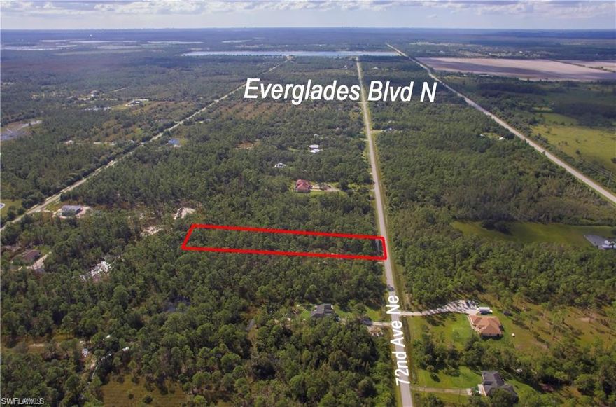 Priced to sell.This 1.59 acres lot is conveniently located off Everglades Blvd, partially cleared mainly dry land.