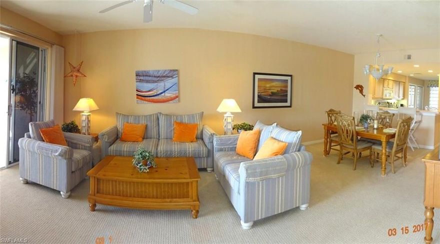 LOCATION! LOCATION! DIRECT LAKE VIEWS FROM THIS IMMACULATE 2 BED/2 BATH "DOVER" OVERLOOKING THE SOUTHMONT COVE LAKE AND LOCATED IN LEXINGTON'S LAKE VILLAGE!  FEATURES INCLUDE TILE IN KITCHEN, ENTRY, BATHS AND LANAI, 2016 DISHWASHER, 2013 A/C RUUD 16 SEER W LINESET INSTALLED, NEWER CARPET IN LIVING ROOM AND BOTH BEDROOMS, NEWER SMOKE DETECTORS, NEWER HOT WATER HEATER, 2 PANTRIES IN EAT IN KITCHEN, NEXT DOOR TO ISLAND CLUB AND POOL, AND SELLING COMPLETELY FURNISHED INCLUDING HOUSEWARES!  "PAY" AS YOU "PLAY" GOLF!  LEXINGTON COUNTRY CLUB IS A 24 HOUR GATED COMMUNITY AND IS LOCATED WITHIN MINUTES OF THE BEACHES AND SHOPPING!