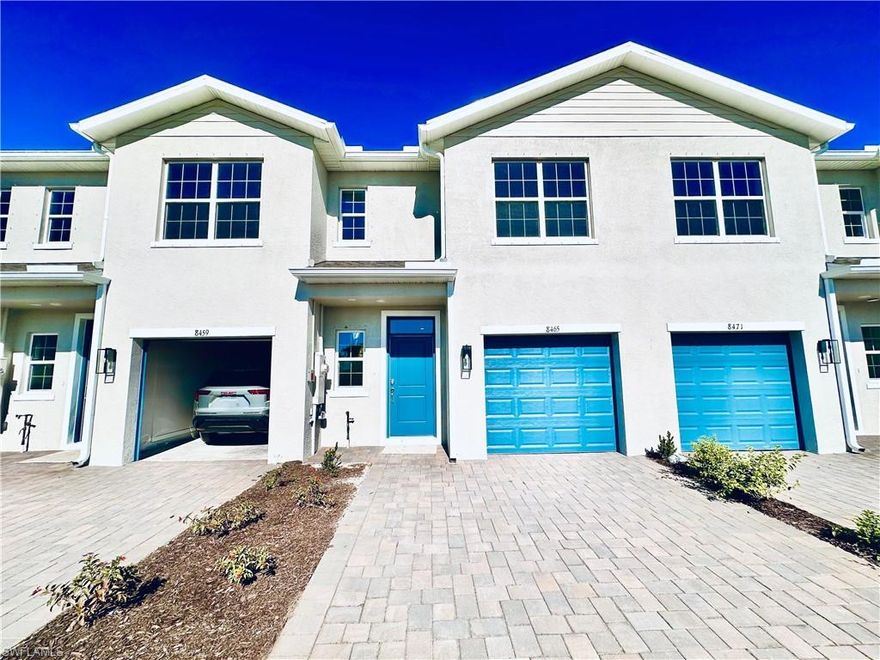 Welcome to this stunning and modern home featuring 3 bedrooms, 2.5 bathrooms, and an attached 1-car garage, plus space for 2 additional vehicles on the paved driveway. Designed with an open-concept layout, this light and bright residence offers serene preserve views.
Built with all concrete block construction, the home provides enhanced durability, soundproofing, and peace of mind. Stylish finishes abound, including quartz countertops in the kitchen and bathrooms, stainless steel appliances (refrigerator, washer, and dryer included), window blinds throughout, and on-trend luxury vinyl plank flooring in the wet areas and Great Room.
Located in Asher Park, a brand-new gated community, residents enjoy resort-style amenities such as an oversized community pool, cabana, tot lot, and fitness center.
Location, Location, Location! Asher Park is ideally situated at the intersection of SR 82 and Buckingham Road, just 5 minutes from I-75 and a short drive to major retail and grocery stores, restaurants, fast food options, and many everyday conveniences.