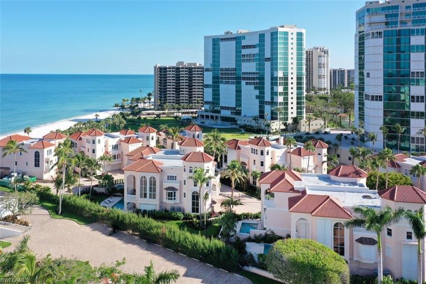 There's nothing else like this on Park Shore Beach! Lives like a home w/ a PRIVATE POOL, PRIVATE ELEVATOR, PRIVATE 2-CAR GAR. & PRIVATE BEACH ACCESS! This intimate enclave of only 12 villa homes is located on the beach making it one of the most unique lifestyle experiences in ALL of Naples!!! Casa Mar is PET FRIENDLY. It offers the convenience of maintenance-free living with all the spaciousness and privacy of a single family home. You can stroll from your own back door down a gated pathway leading directly to the pristine beach of prestigious Park Shore. The private pool offers desirable southern exposure and the ground floor living area boasts a 35' Florida room with a summer kitchen, a full pool bath and a huge covered lanai. The views are endless from every vantage point...and there are balconies overlooking the beach, bay and the twinkling lights along Gulf Shore Boulevard. The three spacious bedrooms each have their own full bath plus there's a top floor Captain's Watch which would make an awesome study! This multi-level home is modern and ready for the next owner to make it their own! Call today and make your dreams come true!   !!!!WILL CONSIDER ALL REASONABLE OFFERS!!!!