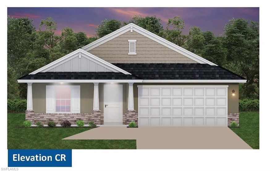 10 Foot Volume Ceilings, a layout considered a 'favorite, by many, super functional with great use of space.  Although 1600 sq ft (approx.) feels much bigger.  French glass doors leading to a 14'x10' covered lanai, granite counter tops, plank tile throughout, 'Craftsman' elevation with stonework accenting for a beautiful curb appeal. 1/2/10 year warranty included. Be sure to ask about incentives!  Schedule your tour today! *MLS Listing Data Subject to Errors & Omissions*Price & Availability Subject to Change*