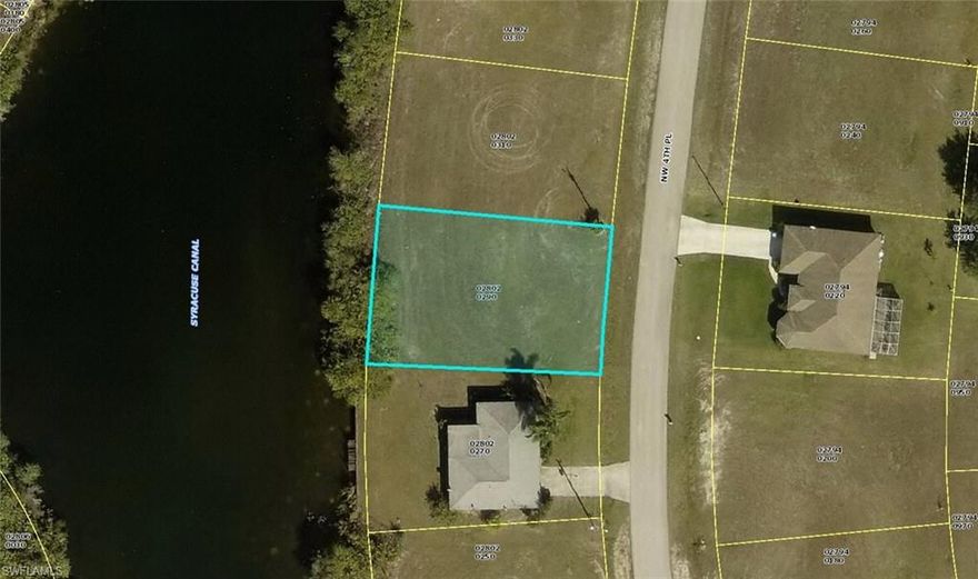 Long water view across the basin.  Great opportunity to build your dream home.