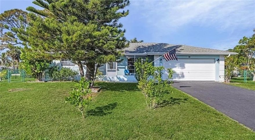 Set within the highly sought after Bonita Shores neighborhood of Bonita Springs, this 2-bedroom, 2-bath home delivers an exceptional coastal lifestyle in Collier County. Positioned in Flood Zone X500, the property has a strong history of remaining high and dry, eliminating the need for flood insurance and helping keep ownership costs in check. The home sits just over a mile from the white sand shoreline of Barefoot and Bonita Beach, with Fort Myers Beach an easy drive away. Its central location places you moments from Coconut Point, Mercato, and the energy of downtown Bonita Springs, where outdoor events, live music, and a growing dining scene create a vibrant local atmosphere. Several popular restaurants and everyday conveniences are also within close proximity.
For boaters, deeded access to a private boat ramp and dock just one block away provides quick entry to Gulf waters without the expense or maintenance obligations typically associated with waterfront properties. The oversized, fully fenced yard offers exceptional flexibility, including room for boat or RV storage and the potential to add a pool or garage in the future. Outdoor living is a standout feature, with space designed for relaxation and entertaining whether enjoying the spa, lounging in a hammock, or simply taking in the quiet surroundings. Inside, the home features an open and inviting layout with two well-proportioned bedrooms and two full bathrooms, ideal for full time living or hosting guests. With no HOA, no rental restrictions, eligibility for the Collier County beach parking pass, and placement within a highly regarded school district, this property presents a rare opportunity for a primary residence, vacation home, or income producing investment. A versatile coastal retreat offering freedom, convenience, and long term value in one of Bonita Springs’ most desirable neighborhoods.