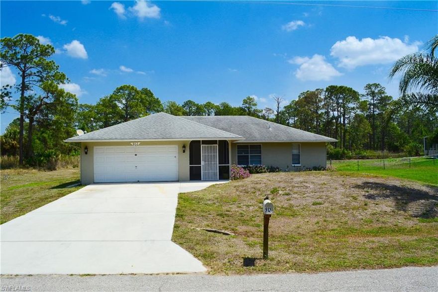Looking for a large pool home in beautiful Lehigh Acres? This home offers a spacious layout with lots of room to grow. Come see this 3 bedroom and 2 bathroom pool home. Included is a large bonus space that can be used for either another bedroom or den space. This home is almost perfect for you and just needs minor work to make it your dream home. Contact your agent anytime to personally view this home and make it yours just in time for the summer!
