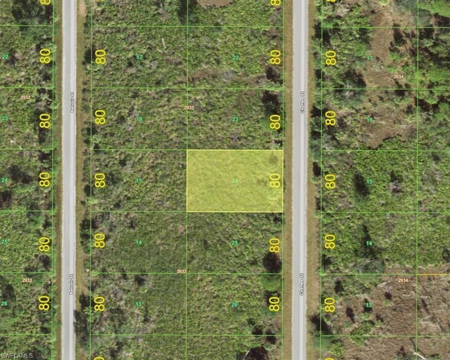 No HOA, deed restrictions or CDDs!!! Not in a zone requiring scrub jay mitigation per the county website 09/15/25 - please reconfirm during due diligence. Don't wait until demand exceeds supply!! This great Residential Single Family Home zoned lot in beautiful Port Charlotte is just waiting for you!! This is nearly a quarter of an acre of the sunny Florida dream. Although out in the scenic Florida landscape, this lot is still conveniently located to shopping, dining, banking, etc. New construction is everywhere you look and you can be part of the action. Information about builders available upon request. Also perfect for self-directed IRA's, 401K's and other investment portfolios. 17.2 MILES TO THE ENGLEWOOD BEACH!