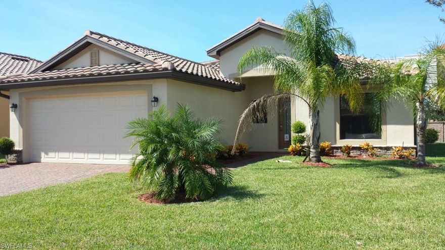 Drastically reduced for quick Sale!!!! 3BR 2BA POOL HOME ON LARGE OVER SIZE LOT ON CUL-DE-SAC! Best deal in the community! This home offers a large pool with child safety fence.Beautiful kitchen with granite counter tops, stainless steel appliances. Tile in all main areas, Pergo in bedrooms. Security System with cameras. Master Bedroom has a walk in closet and all bedroom closets have custom built shelving.  Master bedroom has a large window that overlooks the pool. Outside pavers have been recently sealed and property is beautifully maintained. Home is in mint condition and was used as a 2nd home.  No neighbors on right side of home. Call for a showing today before it's gone!