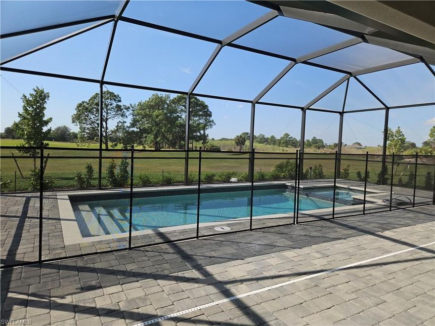 MOVE-IN SPECIAL: Enjoy ONE MONTH FREE RENT for any lease signed by February 28th!
Experience the best of Southwest Florida in this stunning, brand-new construction pool home located in the prestigious Ibis Landing community. This spacious 3-bedroom plus DEN, 3-bathroom residence features high-end finishes throughout, including sleek tile flooring and a modern kitchen with quartz countertops and all appliances (washer/dryer included). Step outside to your private oasis, featuring a screened lanai and a sparkling swimming pool with serene golf-course views. Designed by Gordon Lewis III, the community’s 18-hole championship course is a golfer's dream. Residents can enjoy a brand-new clubhouse and racquet sports facilities.
Prime Location:
Travel-Friendly: 25 Minutes from Southwest Florida International Airport (RSW).
Connected: Easy access to I-75 and Fort Myers.
Coastal Living: Just 35 minutes to the white sands of Fort Myers Beach.
Whether you are looking to "test drive" the Florida lifestyle before buying or want a luxury rental experience, this home offers the perfect blend of privacy, comfort, and accessibility.