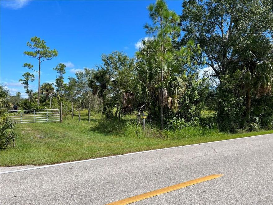 5 ACRES in this coveted area of North Fort Myers. This beautiful property boasts country living with PAVED ROAD frontage, has a brand new 40 x 60 pole barn, 2 ponds, and fill dirt already on the property for your new home. Very convenient access to I-75.