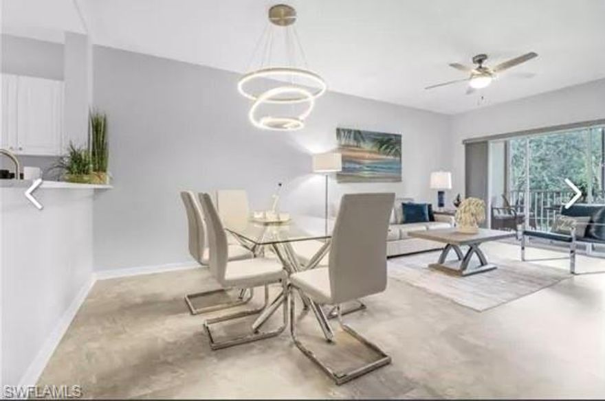 Located in the desirable Coral Falls community within Lely Resort, this upgraded and well-maintained 2-bedroom, 2-bath condo offers an exceptional blend of comfort, convenience, and investment potential, with weekly rentals permitted.

Ideally situated just north of US-41 and off Collier Boulevard, the property provides walkable access to a variety of dining options, including Starbucks, Miller’s Ale House, Chipotle, and Jersey Mike’s, Texas Roadhouse, as well as nearby shopping at Marshall's, ROSS, Publix and The world's famous Fresh Market.

The interior features a functional, open-concept layout connecting the kitchen, dining, and living areas—perfect for everyday living and entertaining. An enclosed balcony offers peaceful, unobstructed views of a mature wooded setting and is accessible from both the living area and the primary suite.

Residents enjoy amenities such as a community pool, chickee huts, and BBQ areas. Lely Resort also offers access to two public golf courses. The property is conveniently located approximately 15 minutes from downtown Naples, its beaches, and Marco Island.

This condo presents an excellent opportunity for a primary residence, seasonal use, or income-producing property in a highly sought-after Naples location.