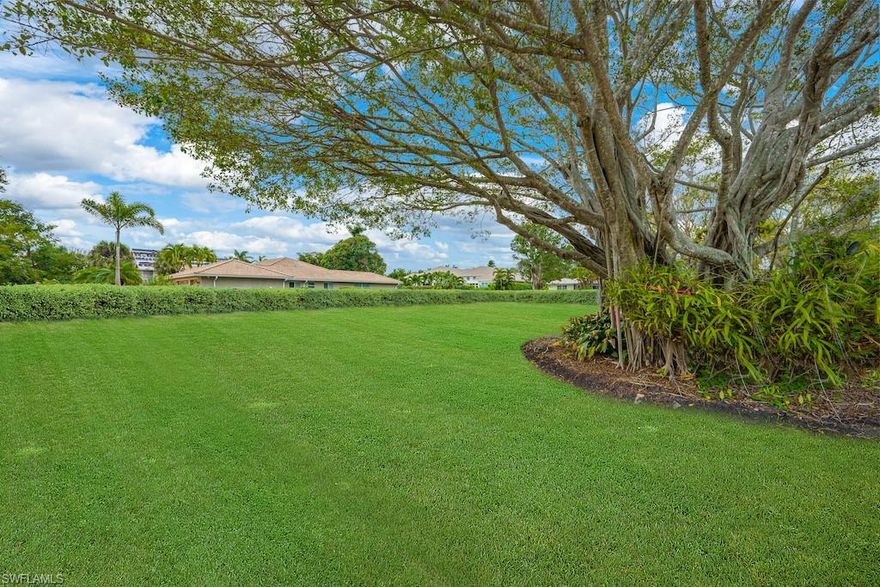 Rare offering in The Moorings! Beautiful mature banyan and lush tropical canopy frame this oversized corner lot, ready for your custom coastal retreat west of 41. Bring your preferred builder and Live Your Dream Naples on one of the most desirable streets in this prestigious neighborhood. The property’s scale and positioning provide an exceptional opportunity to create a bespoke estate surrounded by elegant new construction. Eligible for Moorings Beach Club membership, this prime location offers easy access to Venetian Village, Waterside Shops, and Fifth Avenue South. With its idyllic setting, mature trees, and proximity to the Gulf, this property perfectly blends timeless Naples charm with the modern coastal-chic lifestyle. A rare chance to craft your dream home in the heart of The Moorings where luxury meets lifestyle, and every day feels like vacation.  Come Live Your Dream Naples!