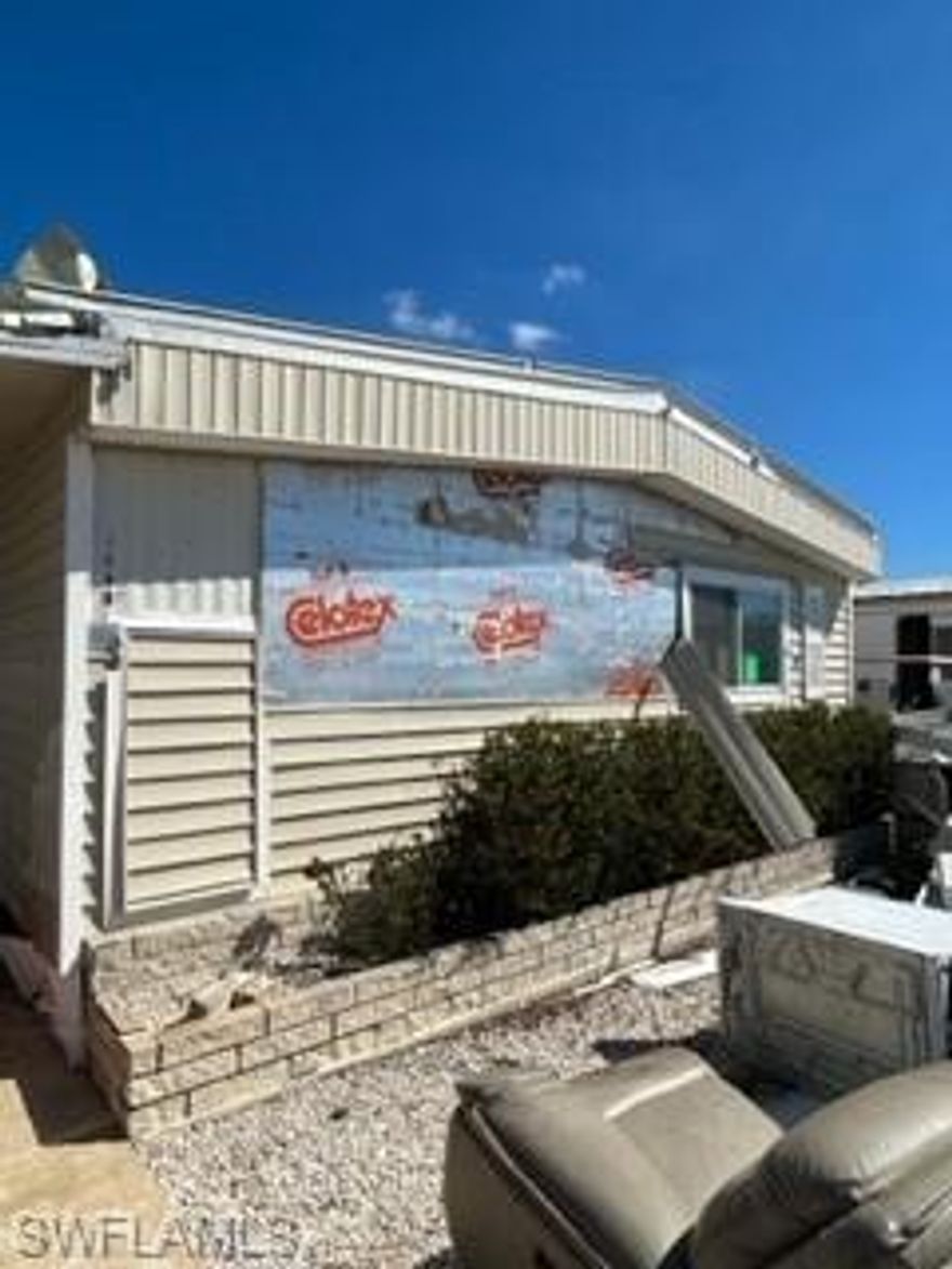 Waterfront with direct gulf access and NO HOA fees NO lot rent.

Home is located in the heart of beautiful ST. James City a golf cart and bicycle friendly community . This home  had less than 1 foot of water throughout the whole home due to hurricane Ian unknown other damages at this point in time. Owner is selling a home as is all offers are to be accompanied with a financial letter Proof of funds 
 Home is not safe to walk around in floors are weak.