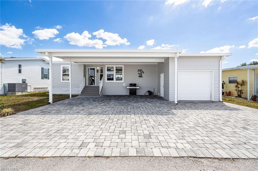 Welcome to your dream home in the prestigious Six Lakes Country Club! This stunning single family home boasts 2 bedrooms, 2 bathrooms, an office, and all the upgrades you could ever want. The kitchen is a chef's delight with beautiful counters, stainless steel appliances, a breakfast bar, center island, and pantry. The open concept living area is perfect for entertaining guests or relaxing with family. The split plan layout offers privacy with 2 bedrooms and a den that can be used as an office or extra bedroom. The home is turnkey and includes a golf cart for cruising around the community. The roof was replaced in 2024 and the new AC ensures you stay cool and comfortable year-round. Inside laundry adds convenience to your daily routine. Don't miss out on this opportunity to own a piece of paradise in Six Lakes Country Club! Six Lakes is an active adult resident owned manufactured home community w/ Executive 18-hole golf course, putting green, tennis courts, pro-shop, restaurant, community pool/spa, exercise room, pickle ball, shuffleboard, billiards, and soooo much more. Golfing is not mandatory but enjoying your retirement is!