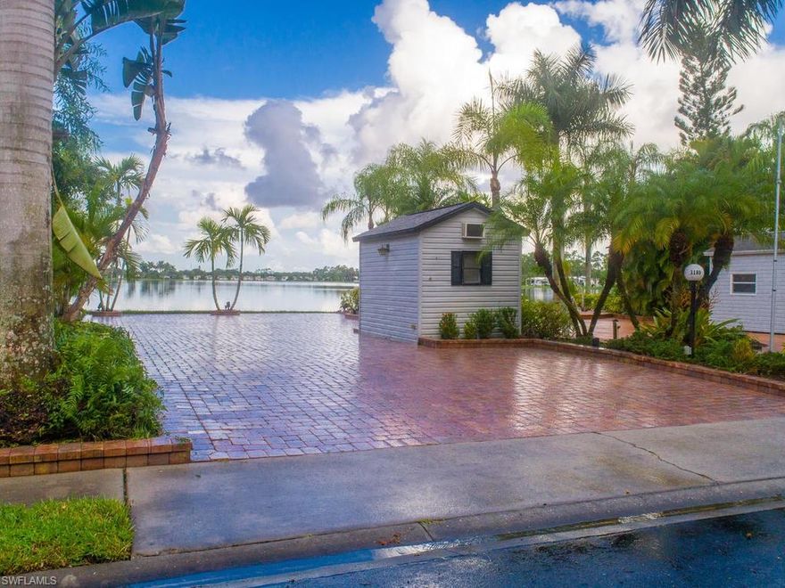 At the end of a stretch of RV-only lots at Crystal Lake is a section they call the Horizons. With the longest view of the lake by far, and a westerly orientation, enjoy a cocktail outside as you watch spectacular sunsets over the gulf coast. Along with the peace and serenity of owning the ground your RV sits on, enjoy the unique opportunity to experience the camping life yet be minutes from the best of everything SW Florida offers, including the stunning Founders Square currently under construction. The 40 x 80 foot sites are spacious and perfectly socially distanced. Storage buildings available for rent or ownership. Crystal Lake RV Resort is a happy place located in a town that has been determined for the past three years in a row to be the happiest place in the United States. What a great time to invest in your own happiness, and what a great opportunity. Horizons lot 3180, offering a beautifully paved and landscaping, including coach house, has just had a HUGE price reduction--now yours for $119,900!