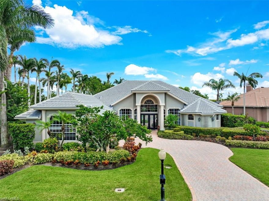 Discover your new Gulf Harbour lifestyle as soon as you walk through the doors of this classically styled and completely updated home. This is an entertainers dream home...your guests come together in this open floor plan combining a large living room with fireplace and a cozy dining room for hosting intimate dinners with close friends. Large gourmet kitchen with island and wet bar leads into a massive family room making this the main gathering spots of the home. Want to bring the indoors out, glass sliders open onto a beautiful lanai where you can sit around the pool and enjoy drinks with friends and family until the sun goes down. The master bedroom in an owners dream room. Here you find another fireplace with built in television making this a great place to relax after a long day. All marble master bath with free-standing tub, open shower with body sprays and ceiling mount shower head gives a true spa like experience. Too many upgrades to list but the detail and styling will be seen during your private showing of this home. Gulf Harbour provides its residence the ultimate lifestyle, this home will enhance that lifestyle.