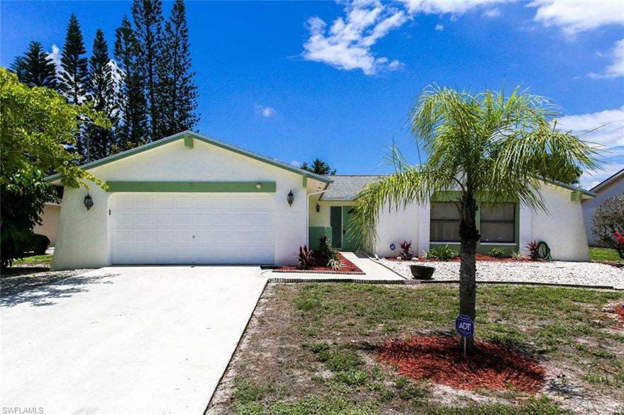 JUST LISTED, REAL BUY! This pleasing home is perfect for elegant entertaining. Situated on a canal in a peaceful area of Golden Gate City with easy access to I-75, shopping, and 15 minutes to the beach. Let us show you the Unique Details that make this house such an Excellent Value and the place you want to call home. This 3 bedroom, 2 bath 1900 sq. ft. 2 car garage home features a new AC system, Security system, Garage door opener, a newer roof, and brand new landscaping. The interior features crown molding in every room, oversize tile with custom details throughout the home. Enter threw the spacious and inviting entryway. Looking into a bright and airy living space that invites family enjoyment with large sliders throughout the home adding to its coastal feel. The oversized screened lanai offers beautiful views of the peaceful canal and nature. A wonderful space to enjoy your morning coffee or entertaining family and friends. The large open kitchen is perfect for family and friends to gather while enjoying the views of the canal. 3 spacious bedrooms with a Large master suite, all with spacious closets. PUT THIS ON YOUR MUST-SEE, MUST-BUY List. Hurry today this won't last long!!