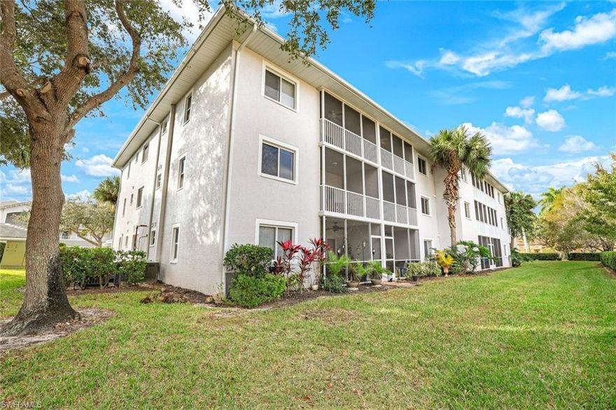 Located in the well-established Blue Heron community, this second-floor condo offers a spacious layout with plenty of natural light and a functional design that flows into the main living area. The kitchen offers ample cabinet and counter space along with a cozy breakfast area for casual dining. The primary bedroom includes an en-suite bath and walk-in closet, while the guest bedrooms and additional full bath provide comfortable accommodations for visitors. Other features include a screened lanai perfect for morning coffee or fresh air, and an interior laundry room for everyday convenience. Blue Heron is a gated community known for its well-kept surroundings and amenities, including a resort-style pool, clubhouse, and walking paths. Conveniently located, this condo is just a short drive to Naples’ beautiful white-sand beaches, as well as nearby shopping, dining, golf, and entertainment. With its desirable location and flexible floor plan, this property presents a great opportunity for someone looking to update or personalize a Naples home to their own style.