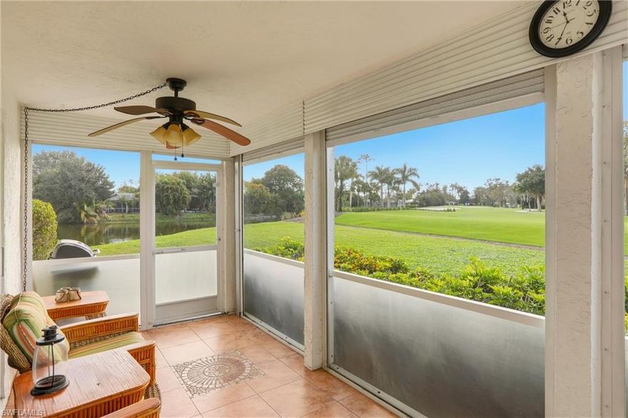 Come live the resort lifestyle at the Glades Country Club! This 2 bed, 2 bath, & 1st floor condo is accompanied by a beautifully updated kitchen. All tile floors with a beautiful view to accompany your morning coffee or tea on your screened in lanai. Conveniently located by the clubhouse this property offers proximity to your tee time & the 19th hole. This active community offers access to 9 pools, 10 tennis courts, pickleball, golf, private restaurant, & a pro shop. Offering an incredible combination of amenities with proximity to downtown Naples, this listing combines the best of the SWFL lifestyle. This is a listing you don't want to miss!