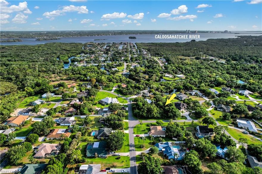 VACANT LOT in highly desired neighbourhood! This vacant parcel is situated in a well established community that lines the Caloosahatchee River. Oversized corner lot that gives you the perfect spot to build the home of your dreams or just add the land to your investment portfolio. Great location- just short drive to I-75, redeveloped Fort Myers River District, and to many local parks/community boat ramps.
