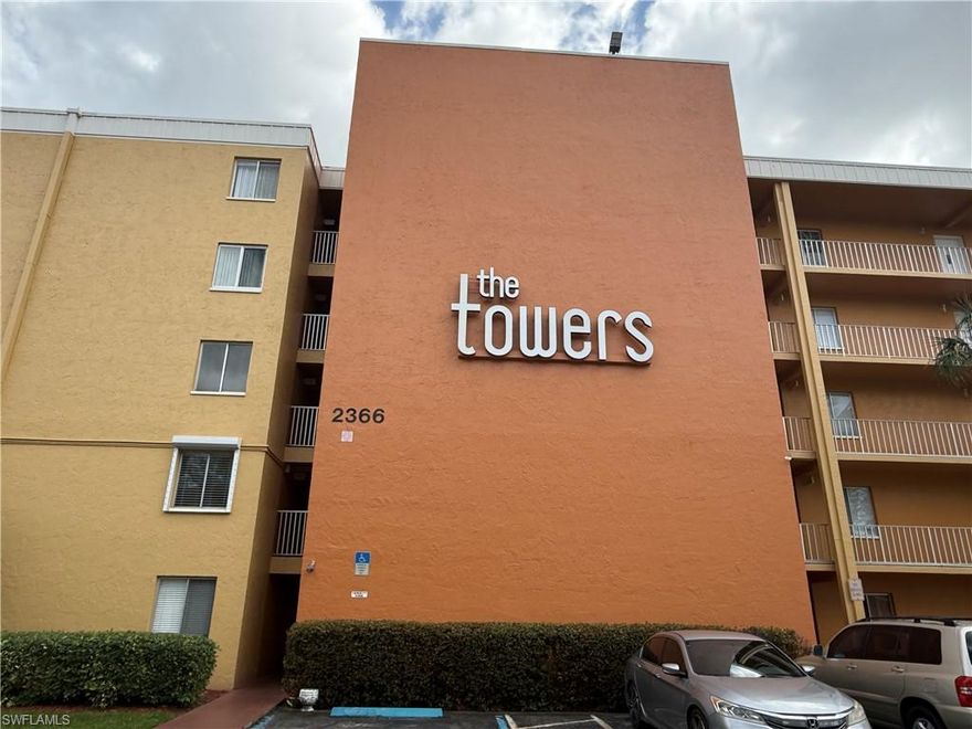 Move-in ready 4th floor two-bedroom, two-bath condominium with updated flooring throughout.  The screened balcony has views of the landscaped courtyard and the community pool. Residents have access to the clubhouse, grills and pool. Close to the Edison Mall, with easy access to shopping, dining, the airport.  Don't let this one get away!