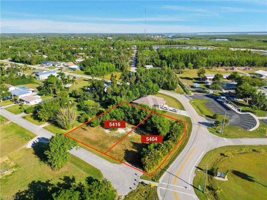 Welcome to 5404 Avenue D, Bokeelia, FL 33922! This prime corner duplex lot offers the perfect blend of convenience and tranquility. Located in a charming neighborhood, it's just moments away from shopping, diverse dining options, and essential amenities. Outdoor enthusiasts will appreciate the proximity to boat ramps, bike and walking paths. Families will love the nearby elementary school and community pool, while book lovers will find the library conveniently close. Whether you envision building a duplex for investment or a dream home, this location caters to all lifestyles. Experience the best of Bokeelia and make this lot yours today! THE LOT NEXT DOOR IS FOR SALE MLS # 2026013783