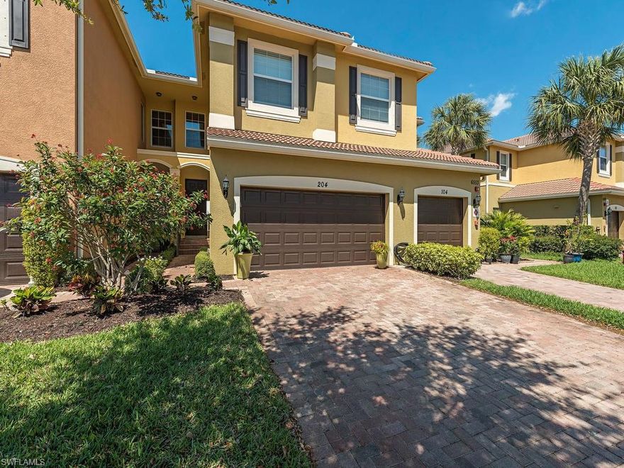 C.13233  Finally Vacant and ready to show!  Welcome to Marbella Lakes! An inviting condominium within a gated, active, well-managed amenity rich community. Being offered turnkey furnished in a  coastal decor.  2nd floor two car garage coach home with four bedrooms and three bathrooms.  Kitchen is outfitted with wood cabinets, granite counter tops, stainless appliances and tile floors.  Large screened in lanai overlooking a pond, and so much more. Residents of Marbella Lakes enjoy an 8,000-square-foot clubhouse with a resort size pool, tennis courts, indoor sports complex, fitness center, game room, kids splash area, play area, social room.  This residence is located six minutes to beautiful beaches and proximity to great  shopping and Olde Naples.