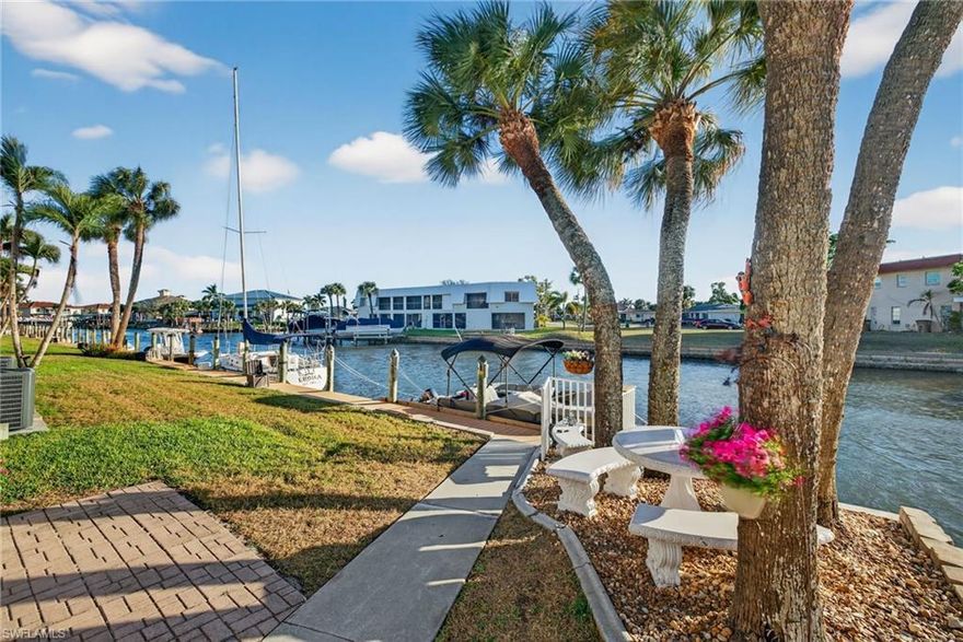 Welcome to 708 Victoria Drive #212, Cape Coral, FL 33904—where you’ll enjoy Direct Gulf Access with NO bridges, making it a perfect opportunity for boating enthusiasts. This 2-bedroom, 2-full-bath condo offers a spacious living area, a kitchen with a convenient pass-through to the dining space, and a long screened lanai ideal for relaxing and taking in the waterfront setting.

Located in a pet-friendly community with a pool and common laundry, this property sits in desirable Southeast Cape Coral, just minutes from shopping, dining, Downtown Cape Coral, Four Freedoms Park, and Bimini Basin. Carpets have been professionally cleaned, and the A/C was replaced in 2019. Agents, please see remarks for additional details.