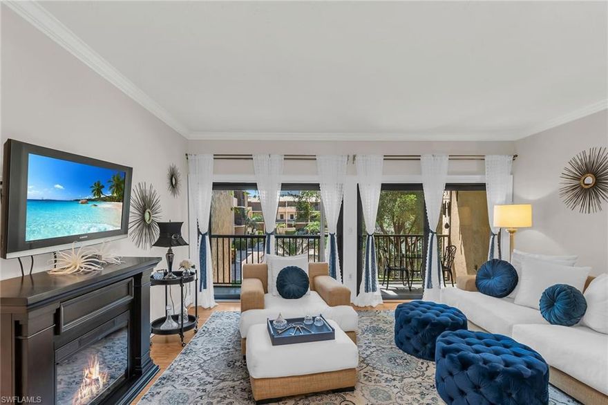 Luxurious 3-Level Townhome Near Marco Island’s Crescent Beach. Experience the pinnacle of coastal living in this
spacious 2-bedroom, 2.5-bathroom townhome, offering three levels of beautifully designed living space. Every room has a private balcony.

Ideally located near the south beach access of Marco Island’s stunning crescent beach, this townhome is a rare find. Tastefully updated and sold fully furnished, move-in ready (Turnkey), this residence provides a seamless transition into luxury island living. Every room has a private balcony. Nestled in a well-maintained community, residents enjoy access to fantastic amenities, including a clubhouse, pool, and pickle ball/tennis/shuffle board court. Don’t miss this exceptional opportunity to own a piece of paradise in one of Marco Island’s most sought-after locations!