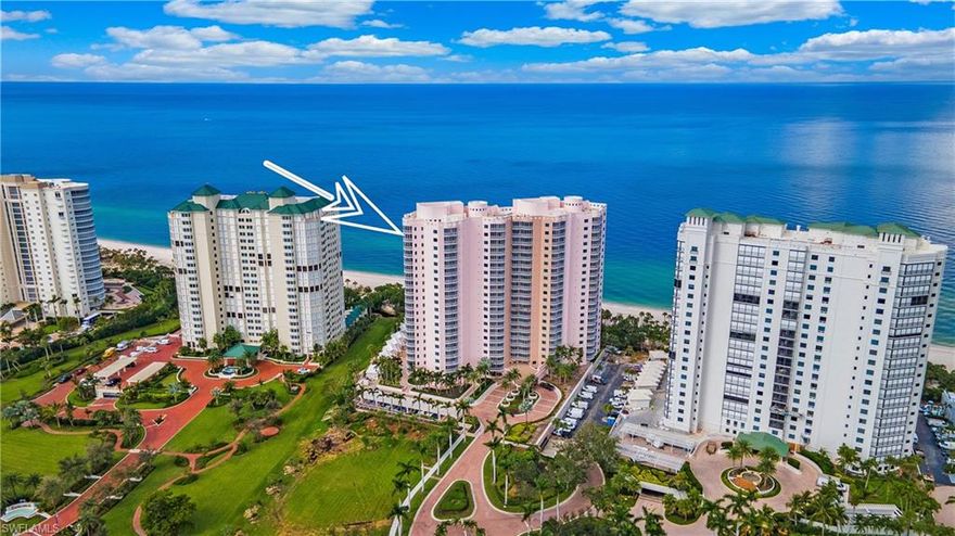 This stunning penthouse on the 21st floor offers an unparalleled level of luxury and elegance. With over 6,000 square feet of living space and a prime beachfront location overlooking the Gulf of Mexico, this residence defines coastal living at its finest. Meticulously remodeled over the years with a seamless design.  The unit boasts four bedroom suites, each offering lavish comfort and stunning views. The primary suite is a sanctuary in itself, featuring separate bath quarters that is the lap of luxury. One side includes a private hobby room currently set up as a home gym. One of the defining features of this penthouse are the two expansive terraces with views overlooking the pristine beaches and the Gulf of Mexico. The terrace is an outdoor paradise where you can savor breathtaking sunsets, dine al fresco, or simply unwind while listening to the soothing sounds of the ocean. Situated within the prestigious Bay Colony community of Pelican Bay, residents of this penthouse enjoy access to world-class amenities: private beach access, a beach club with private dining, tennis courts, and a championship golf course with various memberships available.