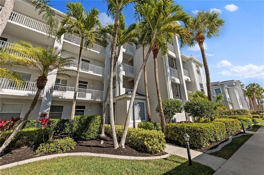 UNBEATABLE VALUE & STUNNING LAKE VIEWS! Step into a lifestyle where every day feels like a getaway in the prestigious, gated community of Heritage Palms. This move-in ready, 2-bed, 2-bath, 2nd floor unit offers 1,149 square feet of living space. The bright, open floor plan features tile flooring, granite countertops, and timeless plantation shutters throughout. The true showstopper awaits with a screened balcony that delivers one of the most spectacular panoramic views in the entire community, overlooking the widest lake paired with sweeping golf course greens. Heritage Palms is more than a neighborhood—it’s a destination. As a bundled golf community, residents enjoy access to two immaculate 18-hole championship courses designed by Azinger & Lewis, along with an incredible lineup of amenities including sparkling pools, spa, clubhouse, fitness center, tennis, pickleball, bocce, basketball, putting green, on-site dining, social spaces, and endless opportunities to connect and unwind. Perfectly positioned off Six Mile Cypress between Colonial Boulevard and Daniels Parkway, you are just minutes from everything Fort Myers has to offer, including the natural beauty of Six Mile Slough Preserve, spring training baseball at JetBlue Park and Hammond Stadium, and the convenience of Southwest Florida International Airport. Enjoy easy access to premier shopping and dining destinations like Whole Foods, Gulf Coast Town Center, and Bell Tower Shops, all while still coming home to the peace and privacy of a quiet oasis. Not only is this an exceptional place to live, but it is also a smart investment opportunity, with the ability to rent the unit up to 12 times per year, offering flexibility for seasonal use or income potential.