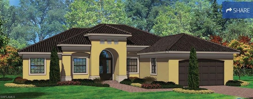 New construction on 2.5 acres! Floridian Inspired Architecture! Construction starting Soon! Pick your colors and live the house of your dreams. Beautiful high ceilings with an open floor plan. This home will feature 3 bedrooms plus a den, 2 bath, 2,042 sq ft under air. Beautiful kitchen with wood cabinets, designer granite counter tops and stainless steel appliances. Dual sinks in the master bath with separate shower and Roman Tub, Tile Roof, Impact Resistant Windows, Porcelain Tile throughout the home. Too many features to list. At this price this home will go fast! Don't wait. Call Today For More Details.