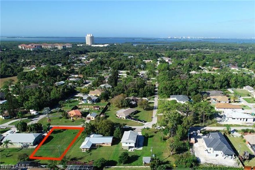 Perfectly cleared ready to build on Eastern rear exposure lot located in a quiet secluded subdivision close to the Hyatt and Coconut Point Mall. Nearly quarter of an acre in size with central water and sewer available. This lot is ready for your dream home. Eldorado Acres is just a couple minutes to Weeks Fish Camp, which has a boat ramp where soon residents may be able to launch boats and other fun toys. For more cosmopolitan activities, both the Hyatt, which has restaurants and a bar open to the public, and the Coconut Point Mall are just up the street. This neighborhood is a hidden GEM and residents love it here.