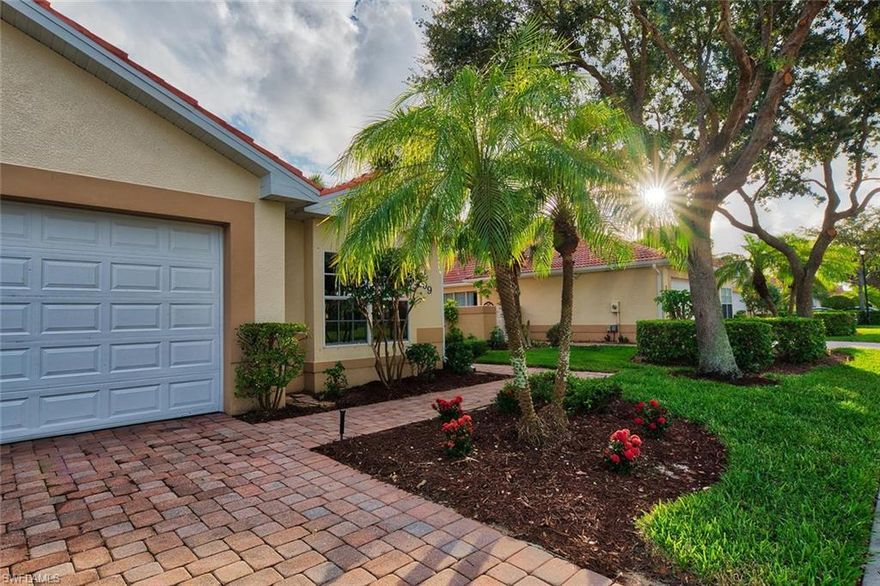 Don’t miss your opportunity to own this impeccably maintained and well cared for 3 bedroom 2 bath home with 2 car ATTACHED garage situated in a quiet gated community with sidewalks, and no through traffic in front of the home.  Enjoy a very cute chic decor with light and bright coastal colors, a shiplap textured wall in the dining area, NEW ceiling fans in the family room and bedrooms, two master bedroom closets including one large walk-in with built in closet system.  NEW ROOF, and a NEW A/C, NEW Hot Water Heater, NEW Washer/Dryer, FRESHLY Painted, OPEN CONCEPT Floor Plan, VAULTED Ceilings, and NEWLY ADDED Loft Storage in the Garage.  Dine, relax and entertain on a private lanai offering extended outdoor living space and gorgeous palm trees as a backdrop for our renowned Naples sunsets.  Forest Park residents enjoy the well-equipped clubhouse with a kitchen and great room for entertaining, a fitness room, a game room with a pool table, and a social calendar with events for the residents to enjoy all year long.  It’s ideal location in Naples is not only close to shopping, dining, and Collier County parks, but is also only about six miles from our beautiful white sandy beaches.