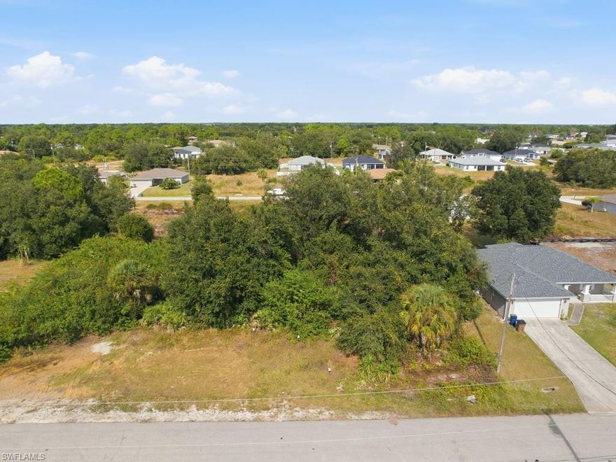 Fantastic Opportunity to Build in a Rapidly Growing Area! This 80 x 137 residential lot is perfectly positioned in a thriving Lehigh Acres neighborhood, offering quick and convenient access to State Road 82, I-75, RSW International Airport, Daniels Parkway, and all the shopping, dining, and entertainment options of Fort Myers. Enjoy close proximity to top-rated schools, parks, golf courses, and everyday conveniences, making this an ideal location for both full-time living and investment. Just a short drive away, you can reach the beautiful beaches of Fort Myers, as well as the world-famous shores of Sanibel and Captiva Islands, where boating, fishing, and outdoor adventures await. Whether you're planning to build your dream home, design a spacious layout with a pool and outdoor living area, or create an income-producing property, this lot offers exceptional potential in a rapidly expanding region. Don’t miss your chance to secure this slice of Southwest Florida paradise!