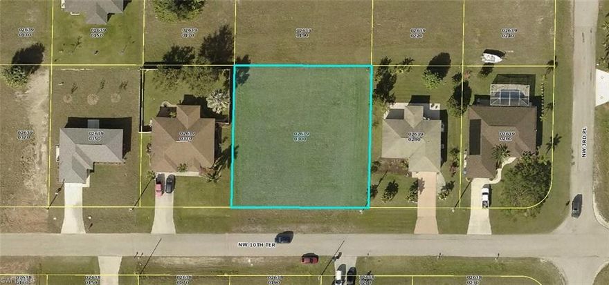 Cleared and ready to build on this rare triple lot in the NW Cape! This beautiful lot is tucked into an amazing, quiet neighborhood. Conveniently located between Santa Barbara & Nelson just south of Diplomat for quick access to the Pine Island Corridor where there is tons of shopping, dining & entertainment just minutes away! Buy now and build your dream home here!