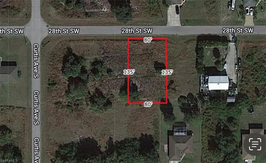 Location, location! Drive on over and check out this buildable Lehigh Acres lot, situated on an approximate 1/4 acre parcel of land. Quality homes fill the neighborhood that surrounds this property. Buy today to save for investment purposes, or build your dream home now. Carrying costs are affordable, with low taxes and with the utilities available  This land offers great proximity to to main roads like Gunnery Road / Daniels Parkway, SR 82 and Lee Boulevard, all while being tucked away in a pleasant residential neighborhood.