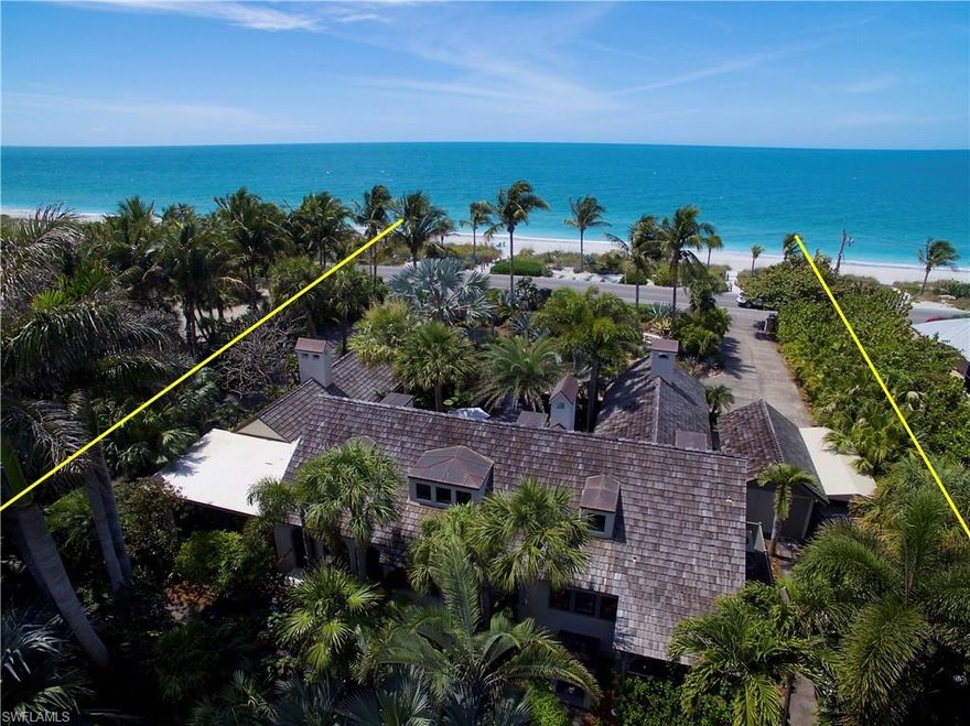 Historic Gulf to Bay Jewel located on Captiva Island built in 1937. This Old English Tudor-style home was completely restored & custom designed recently to perfection and is offered fully furnished. "This home is a part of Captiva's rich past and an opportunity to own such a piece of history does not come along very often
The five bedroom/four bathroom 4,500 square-foot home enjoys 150 feet of frontage and deep water boat dockage along Captiva Drive. The homes Interior features all of the most modern conveniences including but not limited to; a lower level wine cellar, beautiful custom designed staircase, Art Studio, His and Hers Master bath, top of the line appliances & mechanicals, impact windows & doors, state of the art lutron lighting system, oak wood flooring, pecky wood cypress beams, hand carved interior woodworking, three original coral fireplaces, and arched solid wood doorways. Exterior amenities also include a fantastic center court yard & private spa, a spacious pool area, deep water boat dock with lush tropical gardens and over 100 native and exotic palms."This home has extraordinary design, construction detail and craftsmanship.