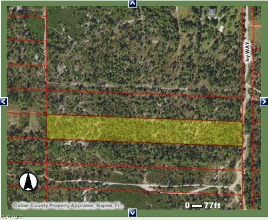 Beautiful 4.9 acres of property, permitted uses include: single family, guest home, work shop
and stables and horses o.k.  Privacy abounds in this natural Florida setting.  Adjacent 4.9 acres is also available.