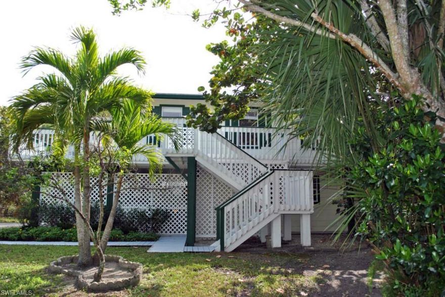 This beach cottage is tucked away on the East End of Sanibel and just a short stroll to the Gulf. Offering 3 bedrooms, 3 full bathrooms, open great room with updated kitchen (2012), wrap-around deck with hot tub and outdoor shower, lower level workshop and lush natural vegetation. Bathrooms updated in 2009 and new HVAC in 2013.