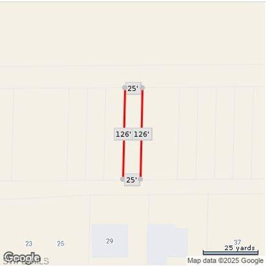 Cleared Commercial Lot (Land) in Northeast Cape Coral, Florida with a Commercial/Professional future land use classification. This is a 1-lot parcel and the dimensions are 25x125. This land is located just off Santa Barbara Blvd North, this entire section is comprised of Commercial Land for future development, within the surroundings of single-family homes and communities. Grocery stores, eateries, schools, parks, shops, health care facilities, banks and major retailers are only 2 Miles away.