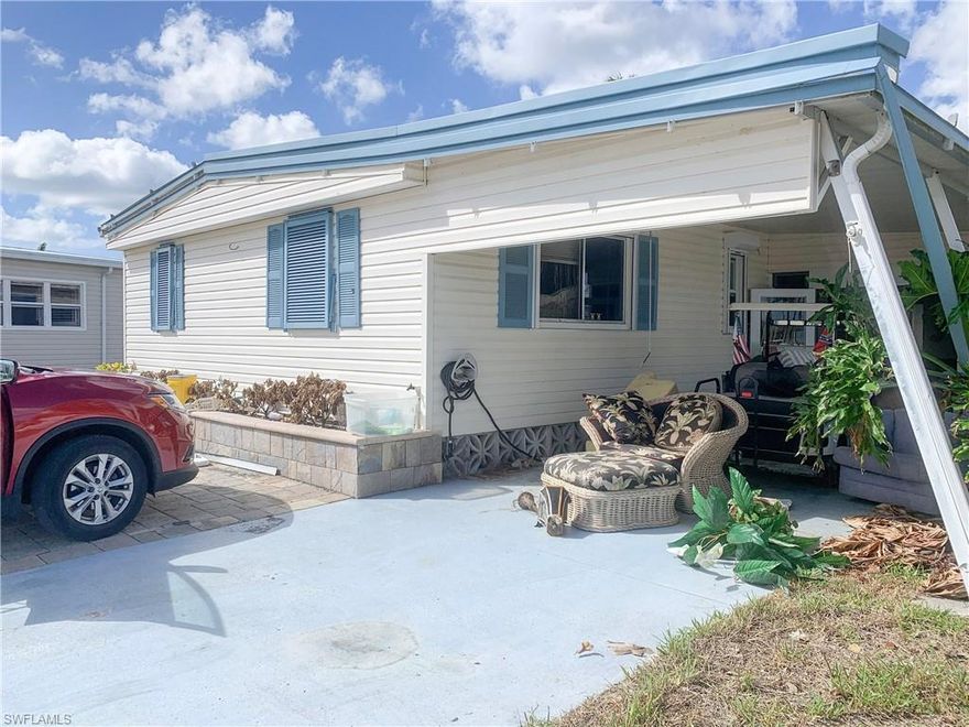 Great canal lot with Gulf access! Property has dock and lift. Seller is HAVING HOME REMOVED! This home has damage from hurricane Ian and is being sold at lot price. Owner having FPL Electric restore power at the street meter. Don't miss your chance to own in Bayside Estates where you own your land. Bayside is a 55+ boating community with access to the gulf. Buyers in Bayside pay a $2400 capital contribution fee.