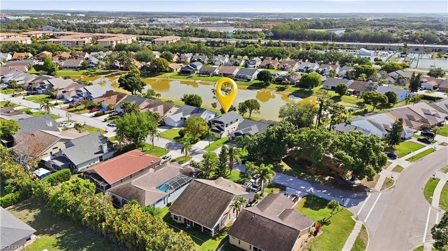 Ideally located in the highly desirable Three Oaks corridor of South Fort Myers, this beautifully refreshed 3-bedroom, 2.5-bath single-family home with a 2-car garage offers peaceful water views and move-in-ready comfort in one of the area’s most convenient locations. Zone X No Flood Zone! 
Inside, buyers will appreciate brand-new flooring, on the stairs and all upstairs, and fresh paint throughout, creating a clean, modern canvas ready to personalize. The functional layout provides generous living space, ideal for both everyday living and entertaining, while large windows frame tranquil lake views that bring natural light into the home.
Enjoy indoor-outdoor Southwest Florida living with a backyard setting perfectly positioned to relax alongside the water or create your own custom outdoor retreat.
Located within the established Islands at Three Oaks community, residents benefit from low HOA fees and access to neighborhood amenities including a community pool and tennis courts. This home is just minutes from: Southwest Florida International Airport, Florida Gulf Coast University, Gulf Coast Town Center and Miromar Outlets to name a few. Whether you’re searching for a primary residence, seasonal home, or investment opportunity, this property offers exceptional value, location, and lifestyle potential in the heart of South Fort Myers.