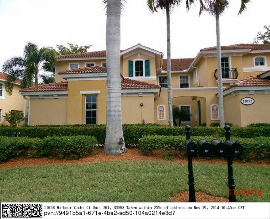 Location! Location! 2nd Floor 3 bedroom coach home in Mariposa at Gulf Harbour Yacht & Country Club. Open and bright floor plan with volume ceiling and a lot of natural light. Kitchen is open the great room, ideal for entertaining. Kitchen features raised panel wood cabinets and solid surface counter tops, breakfast bar for quick meals. Master suite offers double sink vanity, large walk in shower and great closet space. Close to shopping, beaches and more. Don't miss this one!