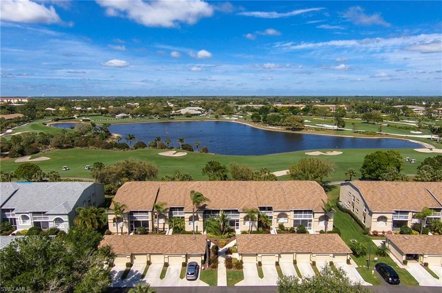 iscover the charm of the Abbey Model Veranda, nestled on the first floor within the prestigious Highland Woods bundled golf community. This enchanting residence features tile and wood flooring, crown molding, electric storm shutter and manual shutters, picture frame window lanais, stunning golf course views, and a detached one-car garage. Highland Woods is renowned for its exceptional amenities, including an outstanding eighteen-hole golf course, a state-of-the-art fitness center, three illuminated bocce ball courts, tennis courts, and a variety of dining options such as a grill room, formal dining, and al-fresco outdoor dining. Recently added, you'll find a resort-style pool and spa, a cabana bar and restaurant, new pickleball courts, and newly resurfaced tennis courts. This prime location offers convenient access to necessities like grocery stores, banks, gas stations, fine dining, shopping, entertainment, and a seasonal farmers market—all within walking distance. Beautiful beaches are just 3 miles away, and you're only a short drive from RSW airport, the Shoppes at Mercato, and Coconut Point Mall. Don't miss the chance to own your personal slice of paradise!