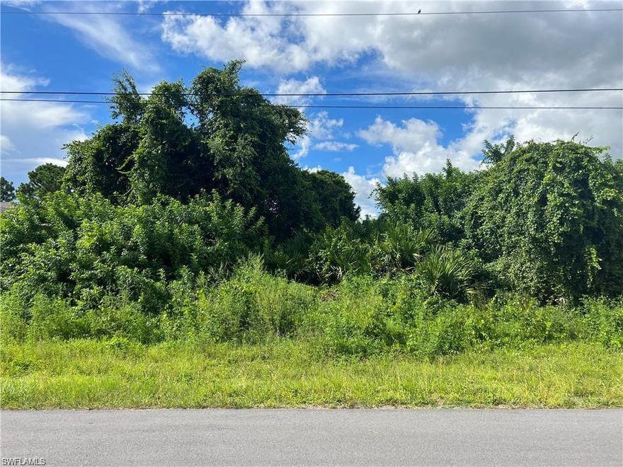 Build your dream home on this expansive 1/2 acre+ lot in the heart of Lehigh Acres, Florida! Whether you're planning for a peaceful retirement or seeking a prime investment, this property offers endless potential. Imagine waking up to the serene surroundings of this rapidly growing community, where you have the freedom to design and build the perfect home to suit your lifestyle. Whether it's a cozy retreat or a high-income rental property, the choice is yours. With the area's continuous development, your investment is poised for long-term value and potential appreciation. Don’t miss the opportunity to create the future you've always envisioned on this ideal piece of land in Lehigh Acres!