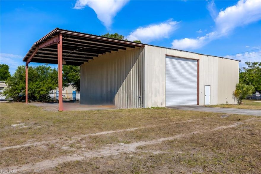Heavy Industrial Zoned Property with Metal Building in LaBelle, FL – Move-In Ready

Opportunity knocks with this .82-acre industrial property located in LaBelle, Florida, zoned Heavy Industrial (HI) — perfect for manufacturing, fabrication, automotive, or other industrial operations.

The parcel is fenced on three sides for added security and features a 2,550 sq ft metal building equipped with:

Two oversized overhead doors

Small office and bathroom for administrative needs

Industrial-grade lighting throughout

3-phase electric for heavy-duty equipment

6” thick front concrete slab reinforced with double rebar – ideal for high-load use

The property also includes a well and septic system, making it fully functional and ready for immediate occupancy.

Location Overview:

This .82-acre heavy industrial-zoned property is strategically situated in LaBelle, Florida, a growing community known for its business-friendly environment. Positioned within close proximity to major transportation routes, the property offers convenient access to key areas in Southwest Florida.?

Proximity to Major Routes:

State Road 80 (SR 80): Also known as Palm Beach Boulevard, SR 80 is a primary east-west corridor connecting LaBelle to Fort Myers to the west and Clewiston to the east. The property is located near SR 80, facilitating easy transportation of goods and services.?

State Road 29 (SR 29): Running north-south through LaBelle, SR 29 provides access to Interstate 75 (I-75) to the south and connects to Immokalee and other inland communities. The property's proximity to SR 29 enhances connectivity to regional markets.

Local Amenities and Infrastructure:

LaBelle Municipal Airport: Located approximately 5 miles from the property, the airport supports general aviation and can accommodate business-related air traffic.?

Rail Access: While LaBelle does not have direct rail service, nearby communities offer rail facilities that can be utilized for freight transport.?

Port Facilities: The property is within reasonable driving distance to port facilities in Fort Myers, providing additional options for shipping and receiving goods.

This property's strategic location in LaBelle, with close proximity to major highways and transportation routes, makes it an ideal choice for industrial operations seeking efficient access to regional and statewide markets. The surrounding infrastructure and amenities further enhance its suitability for a variety of industrial uses.

Whether you're expanding your business or launching a new industrial venture, this versatile site offers the space, infrastructure, and zoning to meet your needs. Don’t miss out on this rare heavy industrial opportunity in LaBelle!