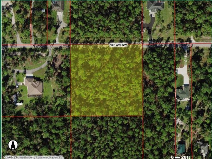 UNIQUE SQUARE LOT showing UPLAND. DEP REPORT ON FILE, NO ERP NEEDED! GOLDEN GATE BLVD EAST, LEFT ON WILSON BLVD, LEFT ON 18TH AVE NW, LOT ON LEFT. Very small wetland patch in back SW corner of lot. Absolutely awesome and peaceful piece of land. This beautiful 2.5 ACRES OF LAND is very close to the main roads, you will be amazed with this location. Super quiet with no thru traffic on a dead street. RUSH AND BEFORE IT'S GONE, THIS IS THE PRIME LOCATION EVERYONE WANTS TO BE NOW!!! looks very good.