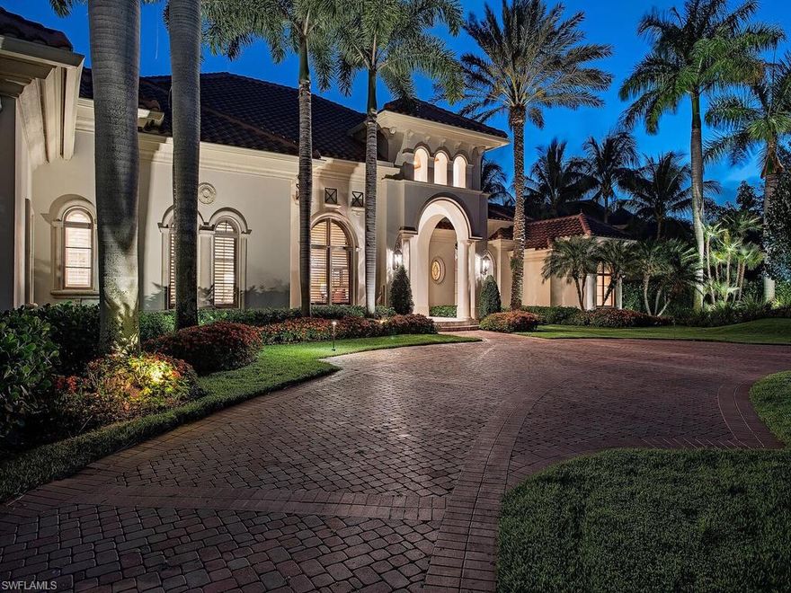 A spectacular, custom built residence on one of the most sought after streets in Grey Oaks. Offering phenomenal, western views over the Palm course and its' serene waterways. This home has been meticulously cared for by it's only owner since new in 2006. Beautiful finishes, large rooms, great floor plan on one level and fantastic natural light are some of the highlights. There is a 48KW generator with 1,000 gallon propane tank for peace of mind, 3 car+golf cart garage, home theatre, bar area, wine room, a Vantage lighting system and a new roof in 2019. Immediate golf membership is available with the purchase of this property!