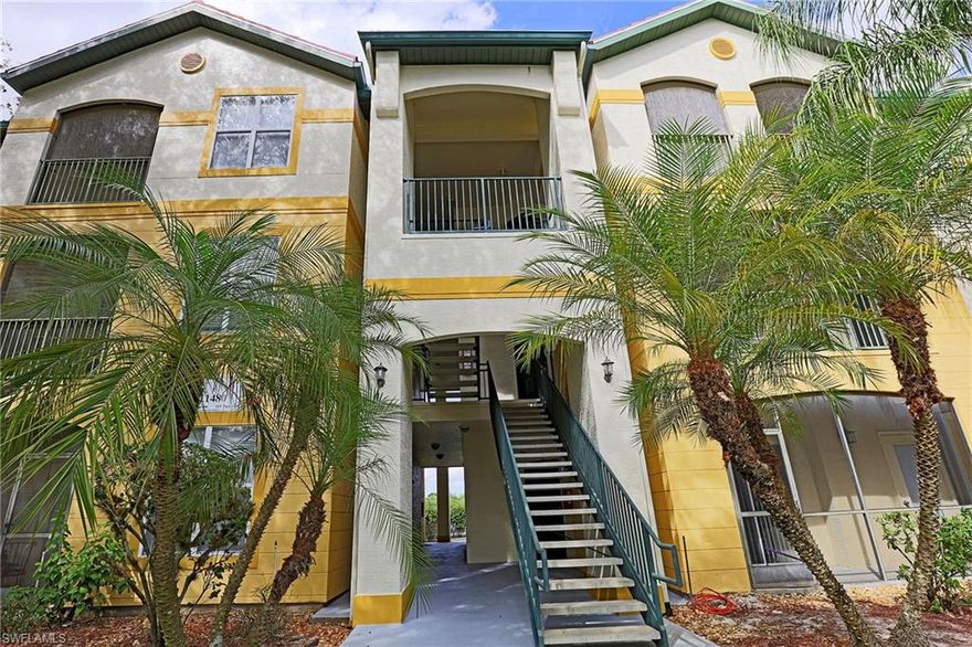 Third story unit in Villa Grand (two flights of stairs). Newly renovated 1/1 with a Golf Course view. This condo features updated appliances, in-unit full-size washer/dryer, walk-in closets, granite countertops, and wood flooring throughout. Additional upgrades include bathroom vanities, and modern color scheme. Enjoy all the beautiful weather Florida has to offer on your expansive screened-in lanai or soak up the sun by the community pool.