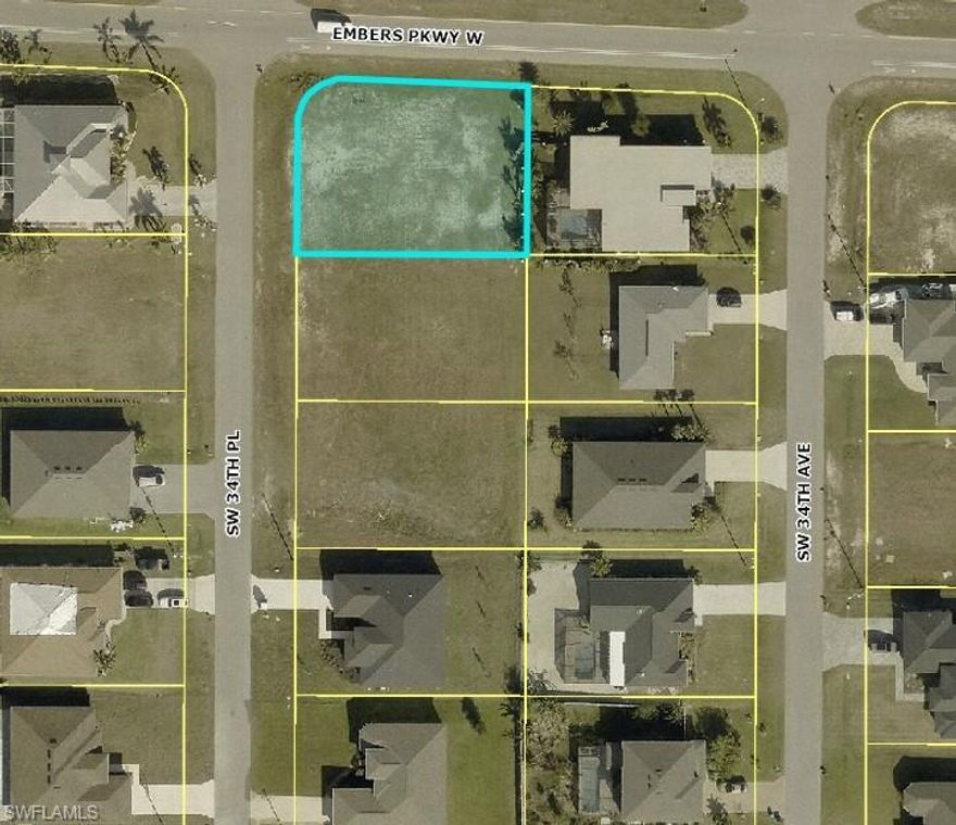 ?HUGE CORNER  LOT IN PRIME SW CAPE CORAL? OF UNIT 58 – CITY WATER, SEWER & IRRIGATION! LOCATION, LOCATION, LOCATION! Bonus--This lot has already been cleared, saving thousands on construction cost!! This exceptional ?corner lot offers the perfect canvas for your custom Florida dream home — with plenty of space for a large residence, pool, and outdoor living area. Located in one of the most desirable and fast-growing areas of SW Cape Coral, this property combines convenience, beauty, and value. Just minutes from Pine Island Road, enjoy quick access to upscale shopping, dining, and entertainment, while still being tucked away in a quiet, established neighborhood surrounded by stunning newer homes. No owls, no turtles, no restrictions- ready to build! City water, sewer, and irrigation already in place make this a smart investment and an incredible opportunity as prices continue to rise. Don’t wait — secure this rare oversized lot today and start planning your Florida lifestyle!
